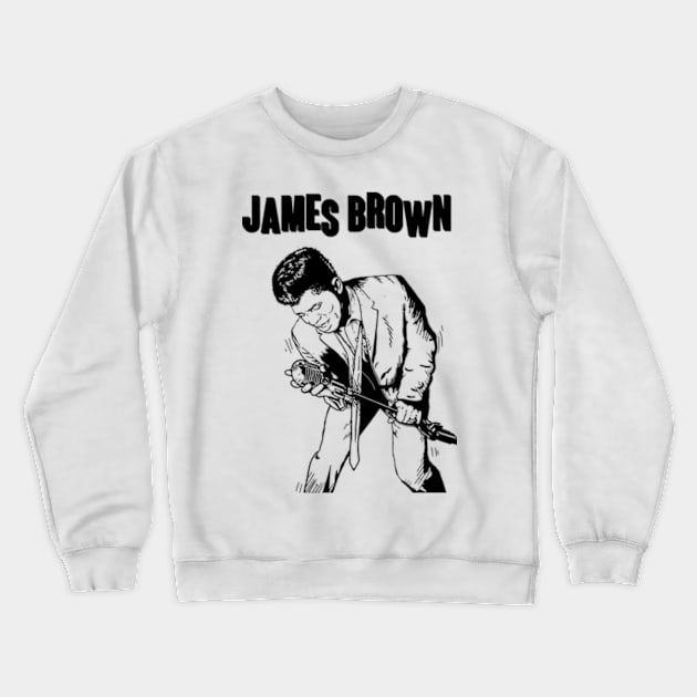 James Brown Crewneck Sweatshirt by CosmicAngerDesign